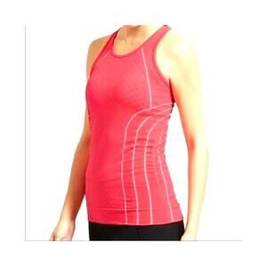 Athleta Finish Fast Line Tank Women's Large Orange